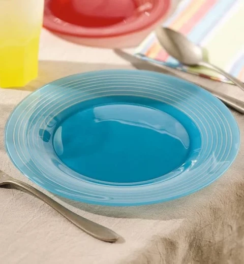 Тарілка десертна  кругла 19,5 см LUMINARC Factory Blue  3623P, фото